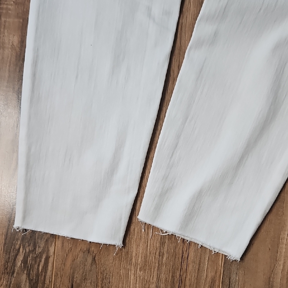 J Crew High Rise Skinny Cream Jeans Size 30 - Picture 9 of 11